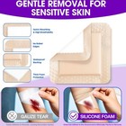 Lxiangn Silicone Foam Dressing 4 x4  waterproof And High 4 4 Inch  Skin