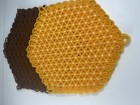 Vintage 80   s 90   s Placemats Bright Yellow And Brown Handmade  Crochet Hotpads