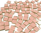 Shabby Peach Pink Artique Transparent Stained Glass Sheet Or 110 Mosaic Tiles