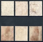 India George V High Values  3r To 25r  1937   1940  Used  Full Set