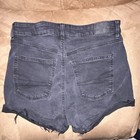 American Eagle Outfitters Black Cut Off Denim Shorts Women   s Size 6 Stretch