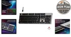 Mechanical Gaming Keyboard 104 Keys Black Red Switches Usb-c Rgb Led