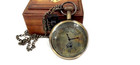 Vintage Brass Titanic Ship Pocket Watch With Box Nautical Gift For Occasion