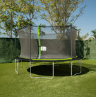 14-foot Trampoline Safety Enclosure Combo Rust-resistant Galvanized Steel Frame