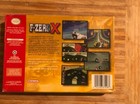 N64 F-zero X Authentic Box   Manual Only No Game Nintendo 64
