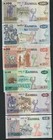 Zambia  2-5-10-20-50-100 Kwacha  2012 P-49a-50a-51a-52a-53a-54a Gem  Unc