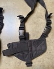 Vism Ambidextrous Shoulder Pistol Holster W  Magazine Holder  Color  Black
