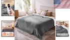 Electric Blanket King Heating Blanket Dual Control 9 Heat Levels Soft Flannel