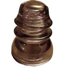 Antique Whitall Tatum No 1 Glass Insulator Purple Amethyst Glows W  Uv