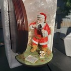 Coca-cola Coke Santa Figurine    shhhh    Christmas 1988 Porcelain Collectable Rare