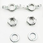 U-bolt Spare Tire Carrier Holder Bracket 9  For Trailer Side 9 Inch  Silver 