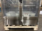 Westlake 2 Glass Door Commercial Refrigerator 54  Merchandiser With Dents