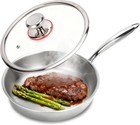 10 2in New Titanium Hammered Pan With Lid  Titanium Pans For Cooking - Durable