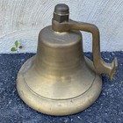 8  Hanging Wall Mount Bronze Brass Bell Ship No Wall Anchor Nautical Bell