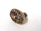 Antique Ornate Victorian Brass Door Knob