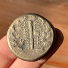 A Genuine Ancient Roman Octavian Augustus Ar Denarius Bronze Coin 27 Bc - 14 Ad