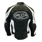 Fmf Racing Apex Black And White Motorcycle Riding Jacket Men s Sizes Sm - 2xl