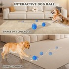 Smart Self Rolling Ball For Dog Usb Rechargeable Toy 2 Interactive Playing Modes
