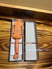 Benchmade Stainless Fixed Blade 2-3    Drop Point Knife W  Orange Sheath