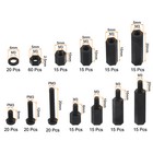 260pcs M3 Nylon Standoffs Kit Male Female Nylon Hex Spacer Screws Nuts Black