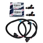 Fuel Injectors W  Harness Pair For 2012-2013 Polaris Ranger Xp 800 1204319  100-