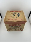 Vintage Card Shuffler Model 50 By Nestor Johnson Mfg  Mcm Wood Metal Box Manual