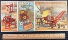 Antique 1888 Ross Ensilage Farm Equipment Springfield Ohio Victorian Trade Card