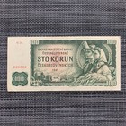 Czechoslovakia 100 Korun 1961 Banknote Czechoslovakian Currency Paper Money Bill