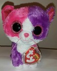 Ty Beanie Boos Pellie The Cat  claire s Exclusive  6 Inch  New Mwmts Stuffed Toy