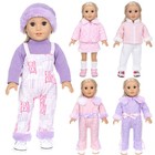 Plush Tweed-style Clothes Set For 18   American Girl Doll Outfit