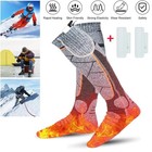 Electric Heated Socks Rechargeable Battery Men Women Winter Foot Warmer 2025