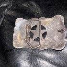Western Cowboy Long Huge Sliver Glod Texas Ranger Star Rodeo Trophy Belt Buckle