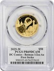 2025-w  50 Dc Comics - Batman 1 2 Oz Au Gold Coin Pr69dcam First Strike Pcgs