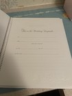 Vintage Our Wedding Keepsake Album Hallmark White Personalized