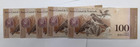 2013 Issue Venezuela 100 Bolivares Banknotes-p 93g Lot Of 5 Crisp Unc