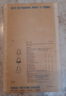 Vintage Vogue Designer Hat Pattern 6411  Cut  Used