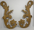 Antique Vintage Carved Wood Oak Appliqu   Applied Architectural Salvage Furniture