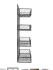 Design Imports 4-tier Vintage Inspired Double-wide Spice Rack