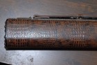 It s George Pool Cue Case  Brown Leather  One Butt 2 Shaft