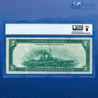 Fr 756 1918  2 Two Dollars Frbn Philly  battleship   Pcgs Vf 30  89390