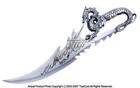 21  Dragon Wyvern Fantasy Dagger Sword Flame Blade With Display Stand