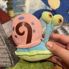 Spongebob Squarepants Gary Plush Toy Ty Beanie Baby 5  2010
