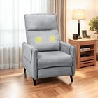 Flexispot Massage Recliner Chair Home Single Modern Reclining Sofa 22 seat Width