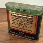 1930   s Antique Buckingham Half   Half Tobacco Tin - Tax Stamp Cog Collectible