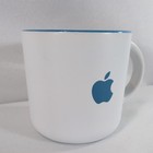 Macintosh Apple Mac Vintage Rare Mug White Blue Ceramic Coffee Tea Computer