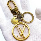 Louis Vuitton Gold Key Chain Bag Charm M68000 Used From Japan