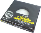  500  7  Record Inner Sleeves - Premium Colored Black Paper 45rpm Archival