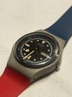 Vintage Swatch 1985 Calypso Day Date - Original Strap-new Battery  Running Great