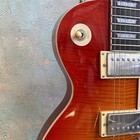 Factory Outlet Lp Orange Flame Maple Top Electric Guitar Hh Pickups Us Warehouse