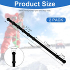 2 Pcs Power Blade Protectors Compatible With Eskimo  Ice Auger Guard Strap Fo   